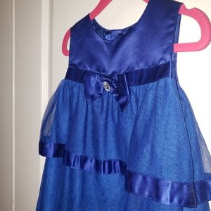 Girls Gymboree dress, royal blue, size 5t